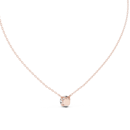 Classic Round Solitaire Diamond Pendant