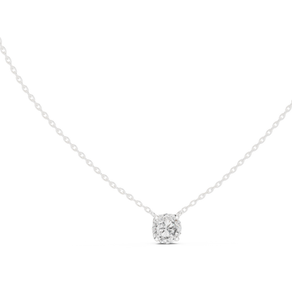 Classic Round Solitaire Diamond Pendant