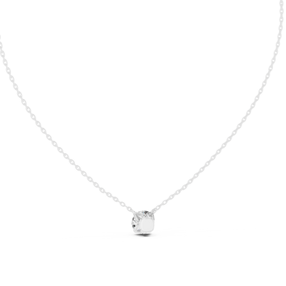 Classic Round Solitaire Diamond Pendant