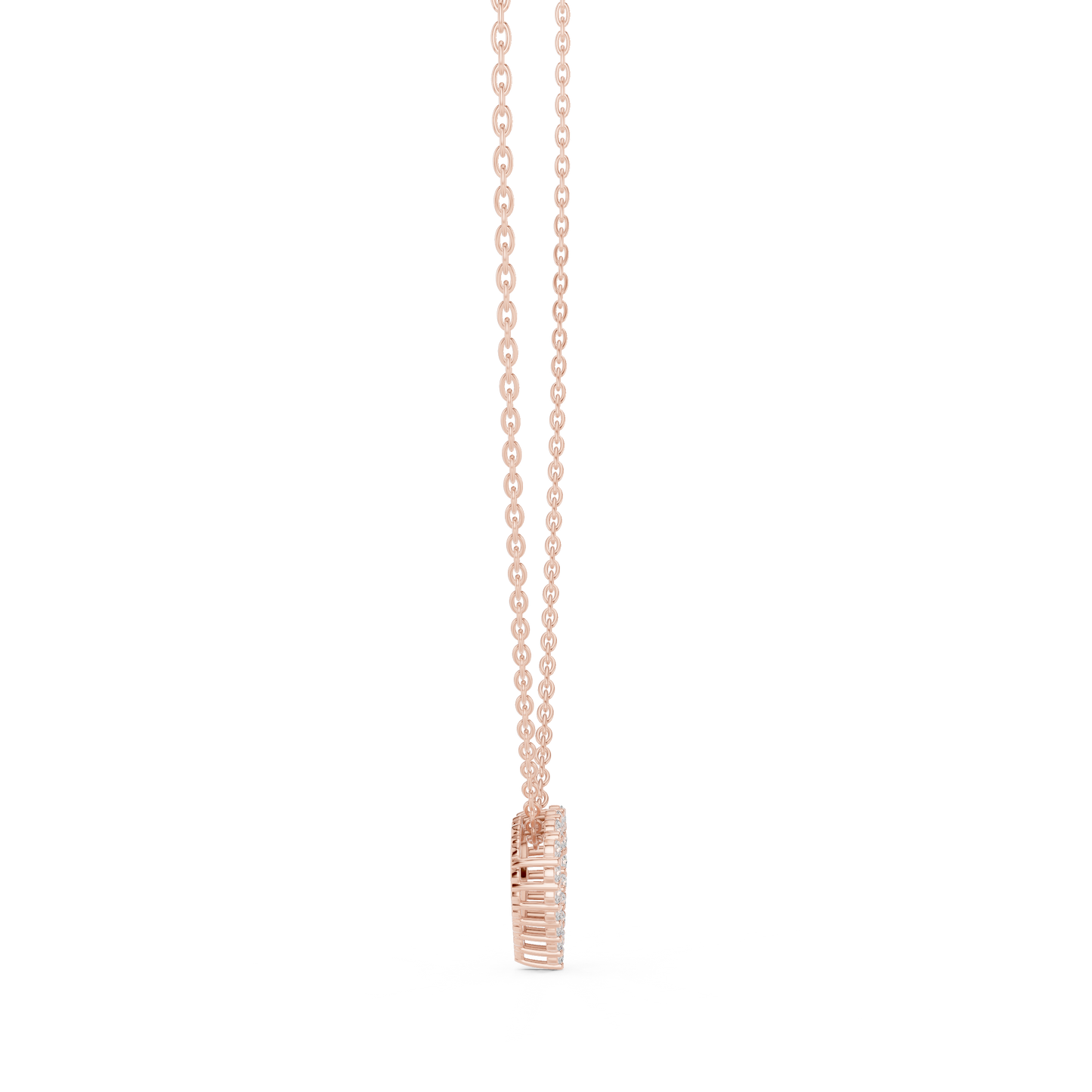 Diamond Open Heart Pendant