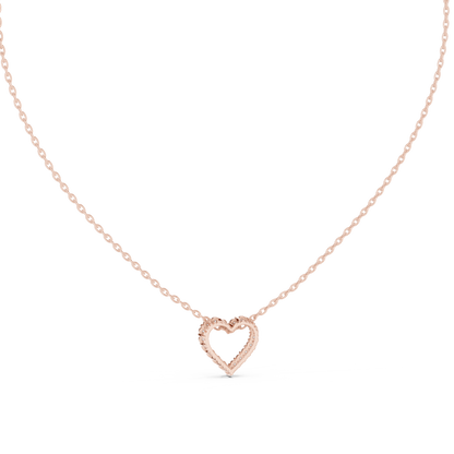 Diamond Open Heart Pendant