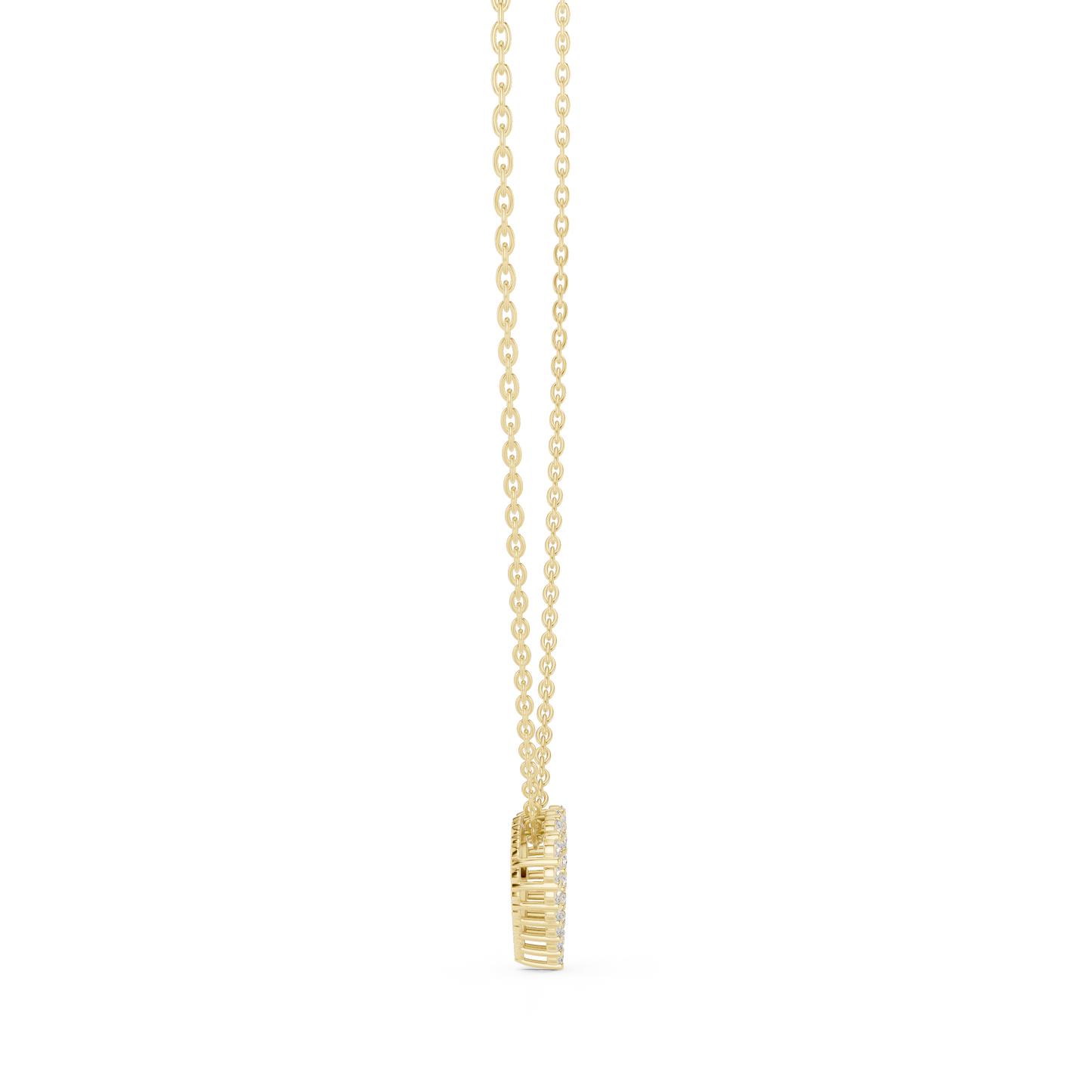 Diamond Open Heart Pendant