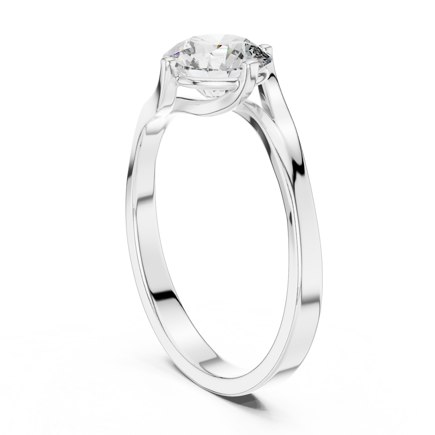 Elegant Wrap Solitaire Diamond Ring