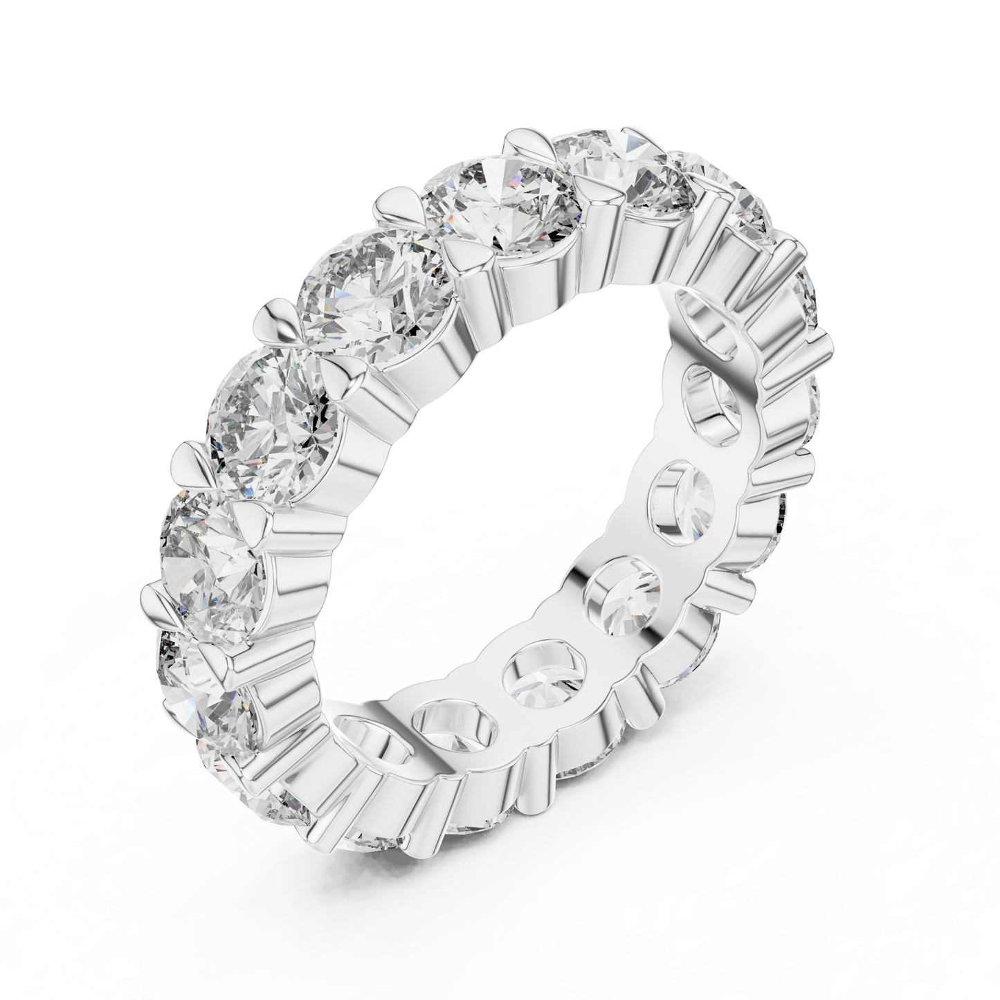 Full Eternity Round Diamond Band