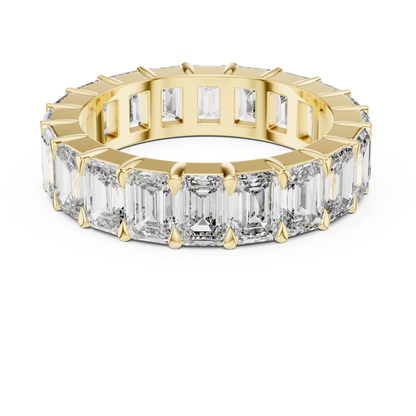 Emerald-Cut Full Eternity Diamond Band