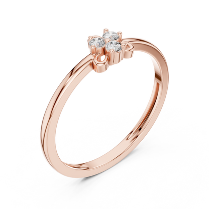 Trinity Diamond Knot Ring