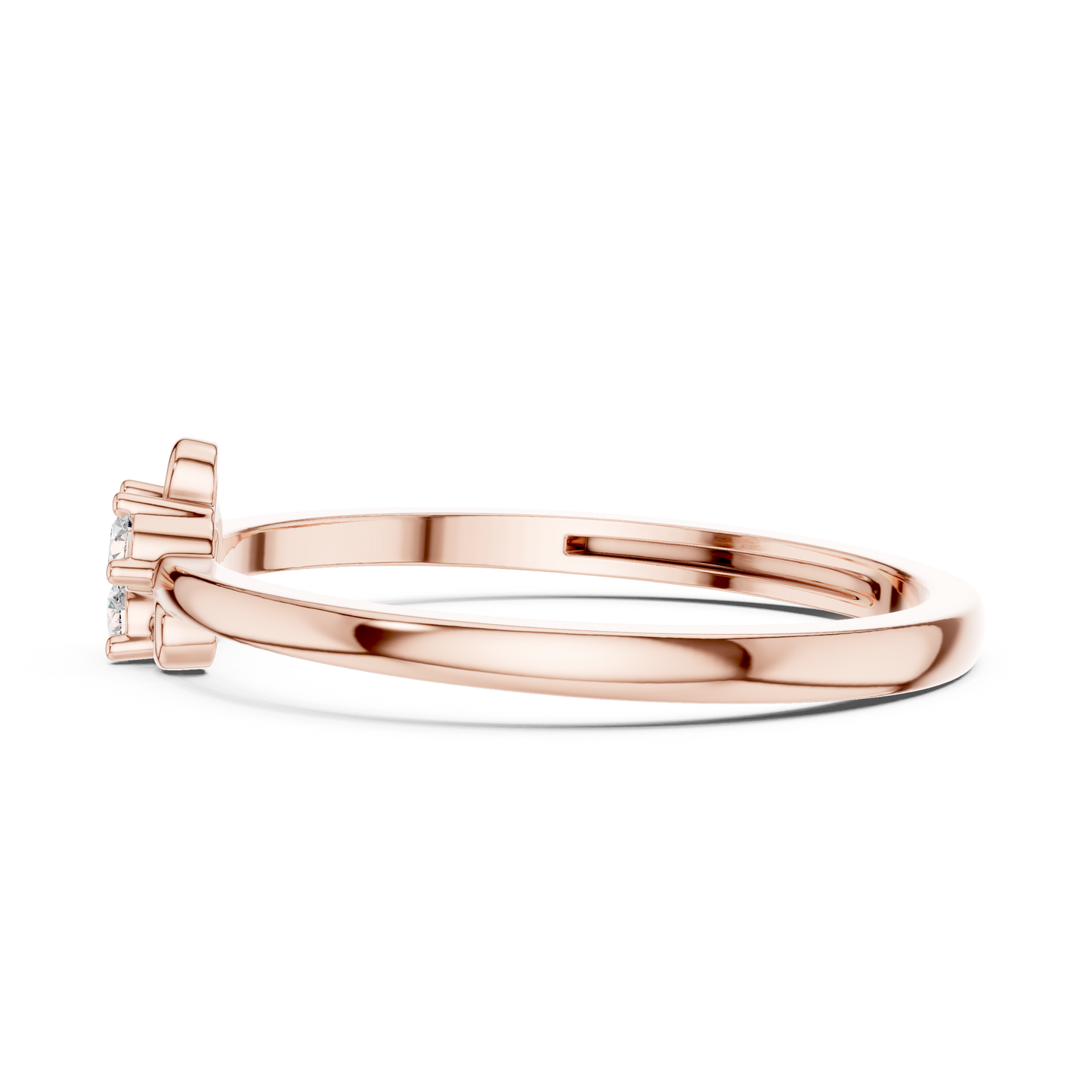 Trinity Diamond Knot Ring