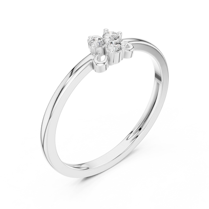 Trinity Diamond Knot Ring