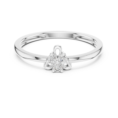 Trinity Diamond Knot Ring