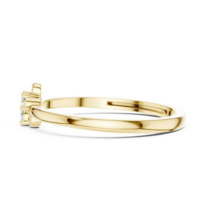 Trinity Diamond Knot Ring