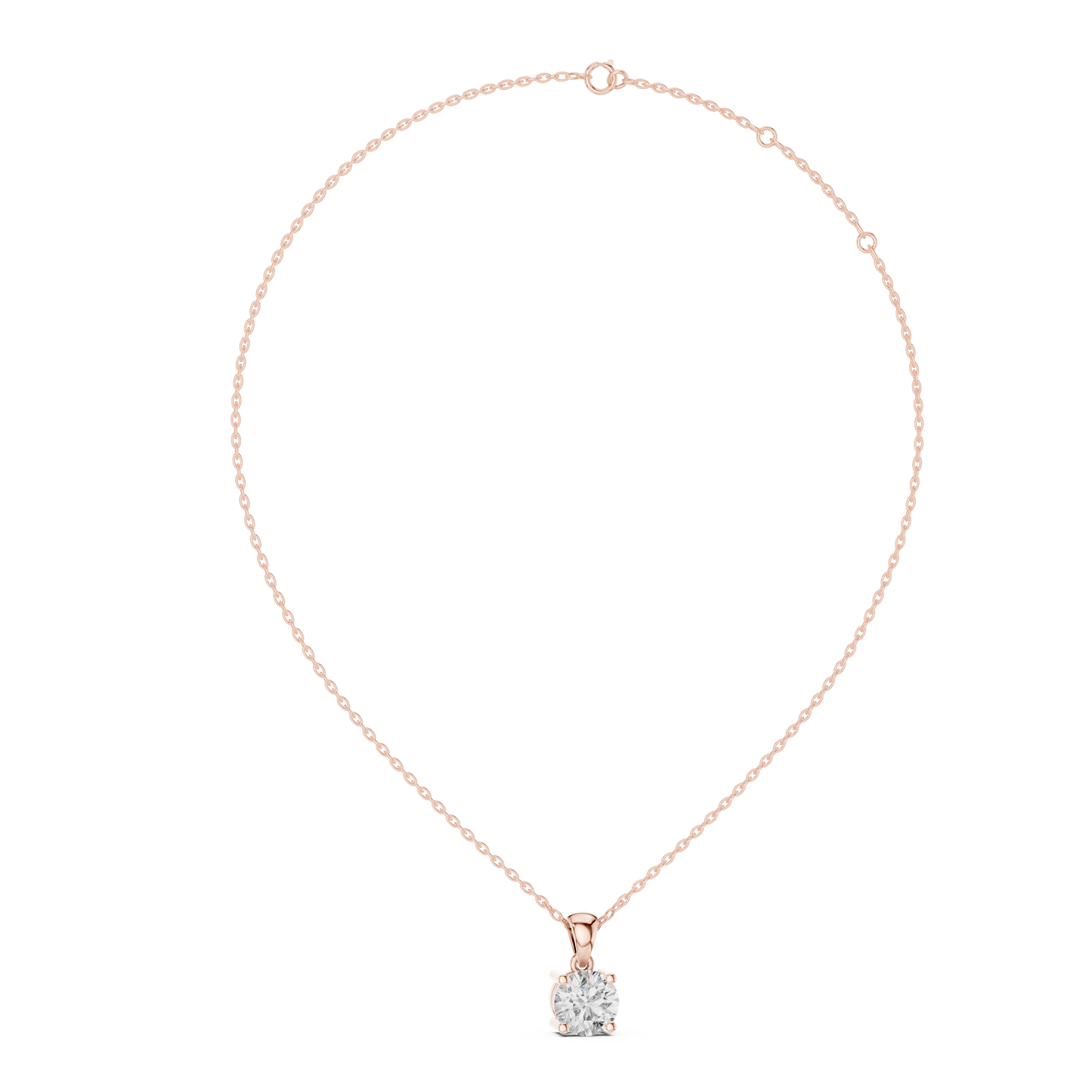 Solitaire Diamond Pendant