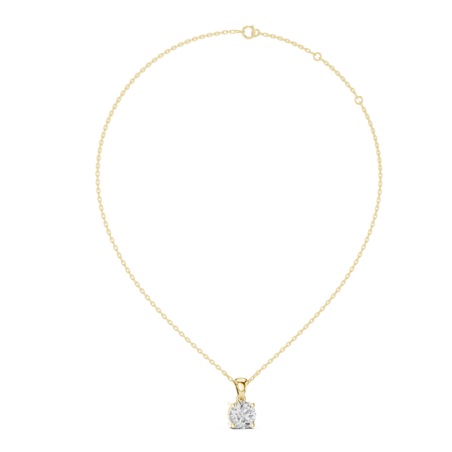 Solitaire Diamond Pendant