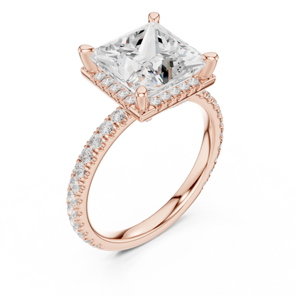Seth Regalia Princess Diamond Ring