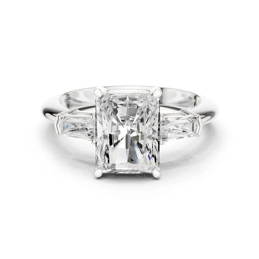 Solaris Radiant Diamond Three-Stone Ring