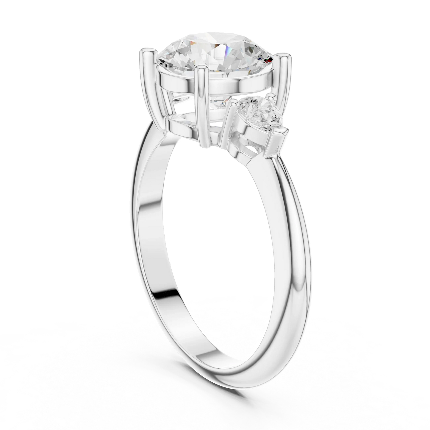 Heritage Classic Round Diamond Three-Stone Ring