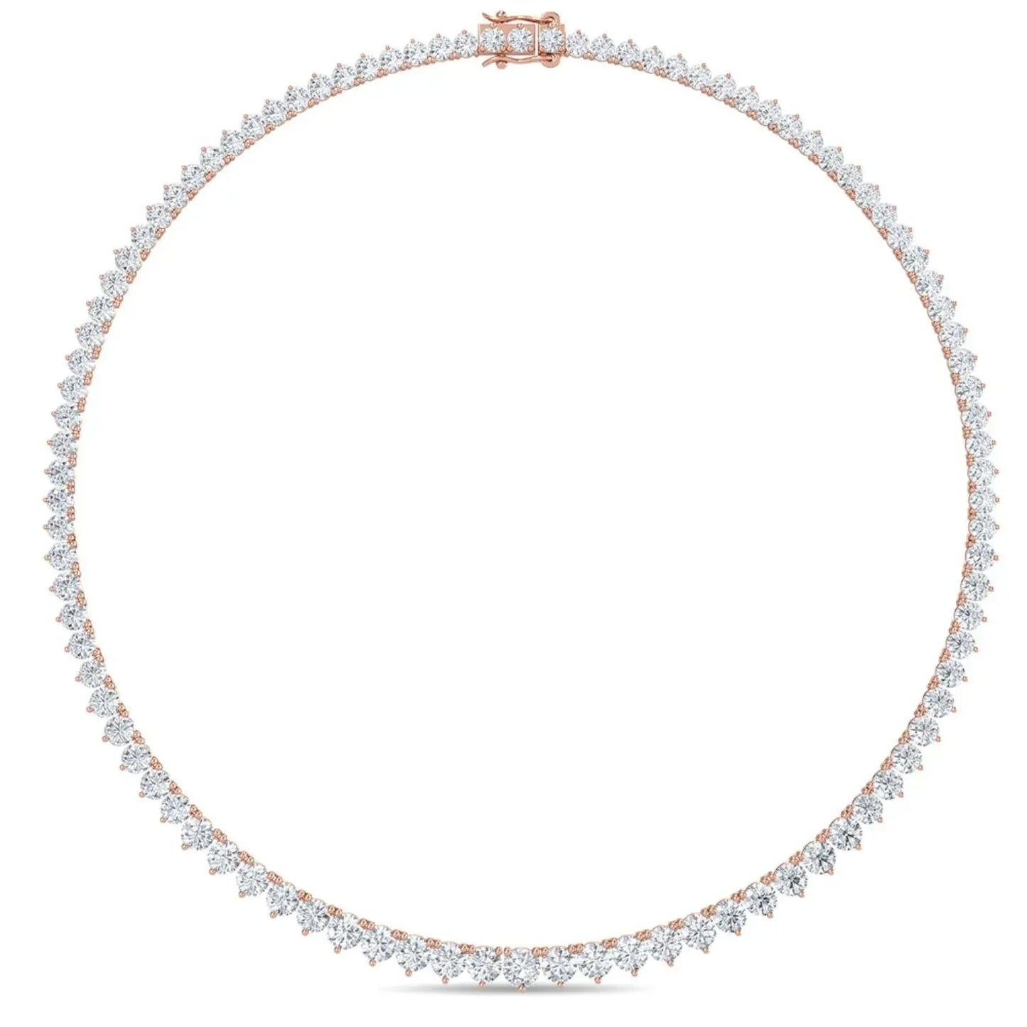 Lab Grown Diamond Tennis Necklace