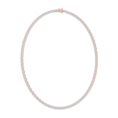 Marquise Cut Lab Grown Diamond Tennis Necklace