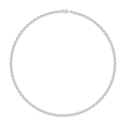 Marquise Cut Lab Grown Diamond Tennis Necklace