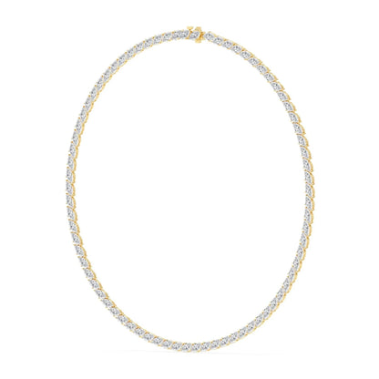 Marquise Cut Lab Grown Diamond Tennis Necklace