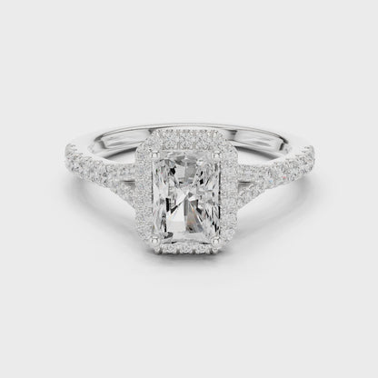 Alcott Radiant Elegance Halo Diamond Ring