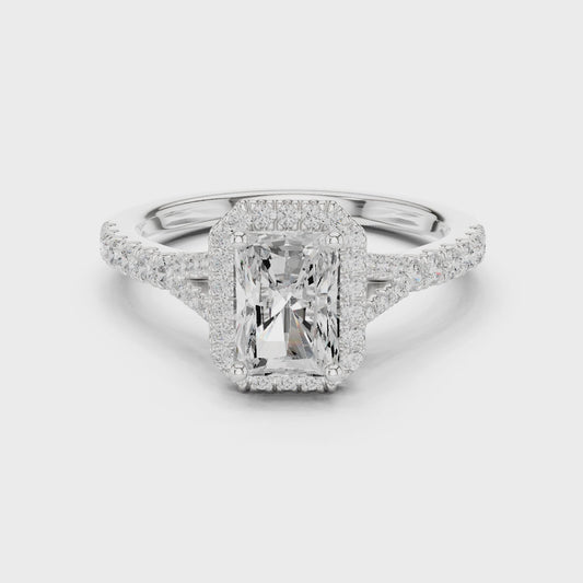 Alcott Radiant Elegance Halo Diamond Ring