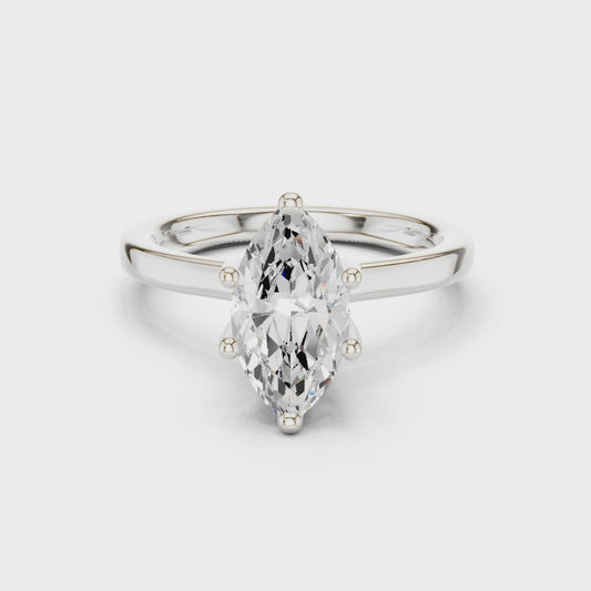 Nyra Aurelia Marquise Diamond Ring