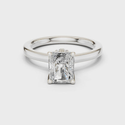 Vesper Aurelia Radiant Diamond Ring