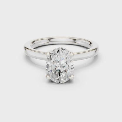 Odette Aurelia Oval Diamond Ring