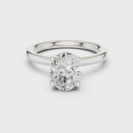 Odette Aurelia Oval Diamond Ring