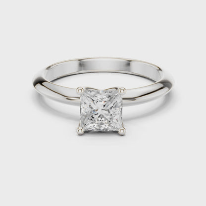Danica Princess-Cut Solitaire Diamond Ring