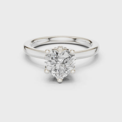 Calla Aurelia Heart Diamond Ring