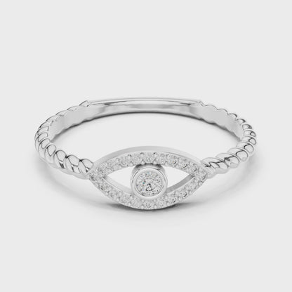 Eternal Eye Lab-Grown Diamond Band Ring