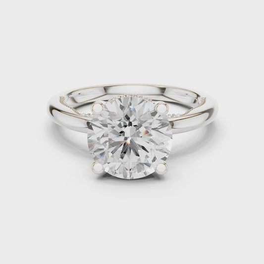 Zeke Luminara Round Diamond Ring