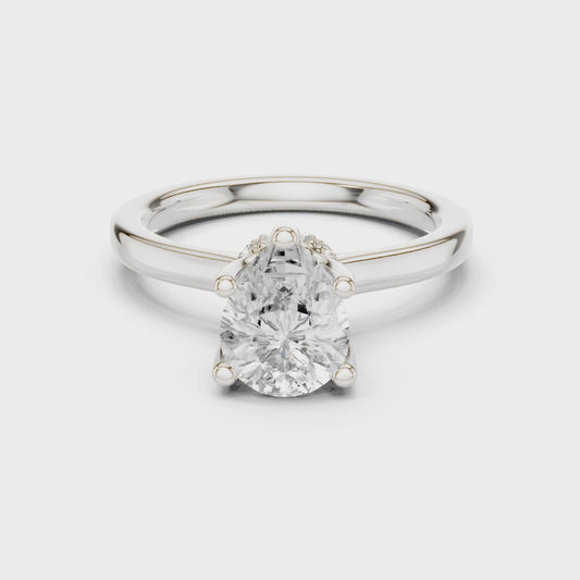 Selene Aurelia Pear Diamond Ring