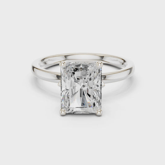 Tessa Aurora Classic Radiant Diamond Ring