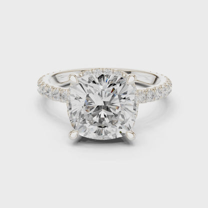 Penn Luminous Oval Solitaire Diamond Ring
