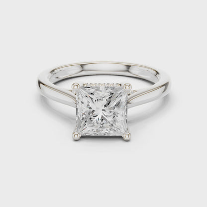 Sadie Aurora Split Shank Princess Diamond Ring