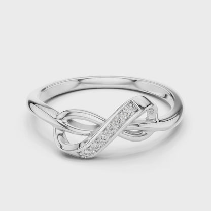 Infinity Grace Lab-Grown Diamond Band Ring