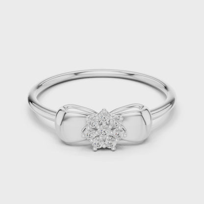Bow Blossom Lab-Grown Diamond Ring