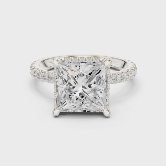 Seth Regalia Princess Diamond Ring
