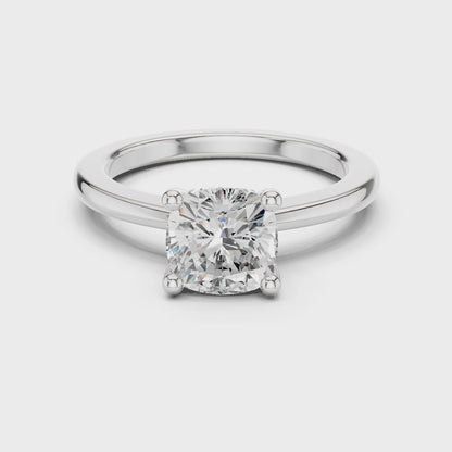 Classic Brilliance Cushion Diamond Ring