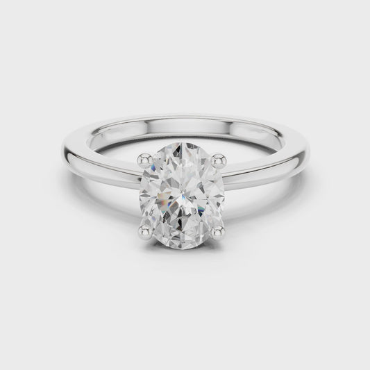 Celestial Oval Brilliance Diamond Ring