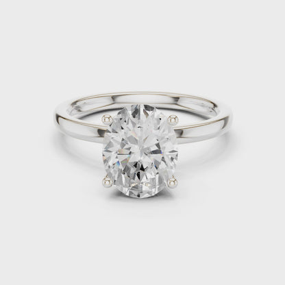 Paige Aurora Classic Oval Diamond Ring
