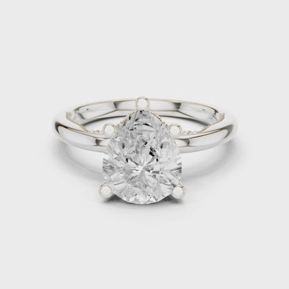 Lane Elara Pear Diamond Ring