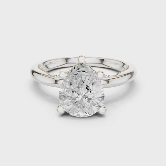 Lane Elara Pear Diamond Ring
