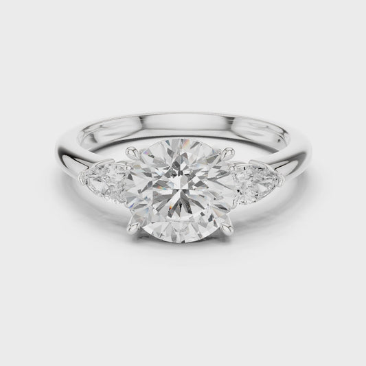 Jubilee Brilliant Round Three-Stone Diamond Ring